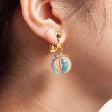Candy earrings small Temari Koruri