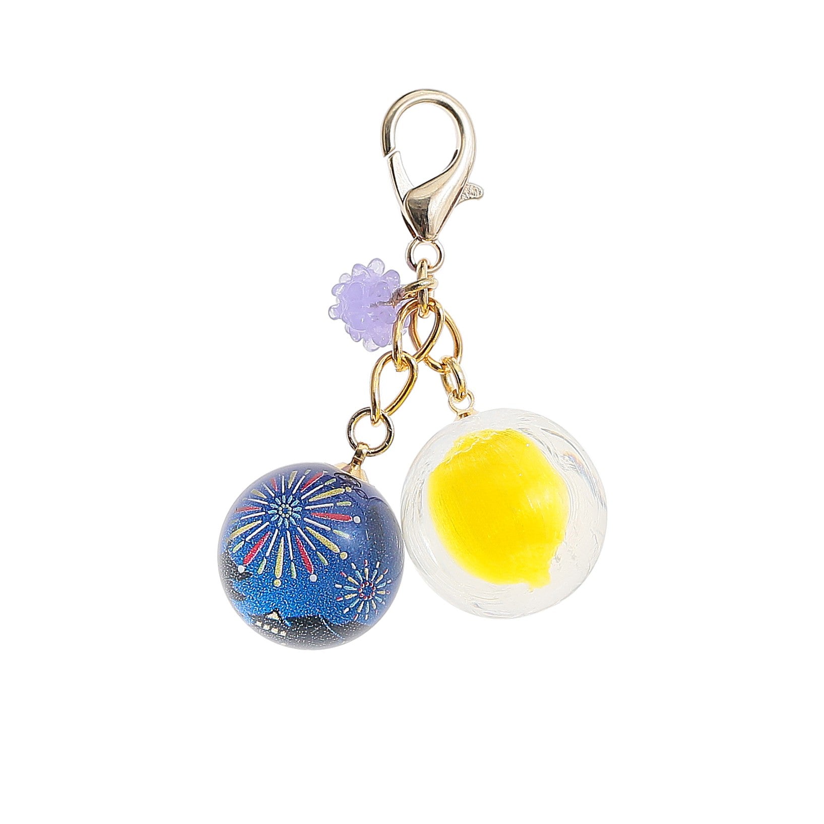 専用商品K-10444 絵本チャーム(シマエナガ 金魚 花火 あじさい) 飴のツインチャーム 花火 – nanaco plus+