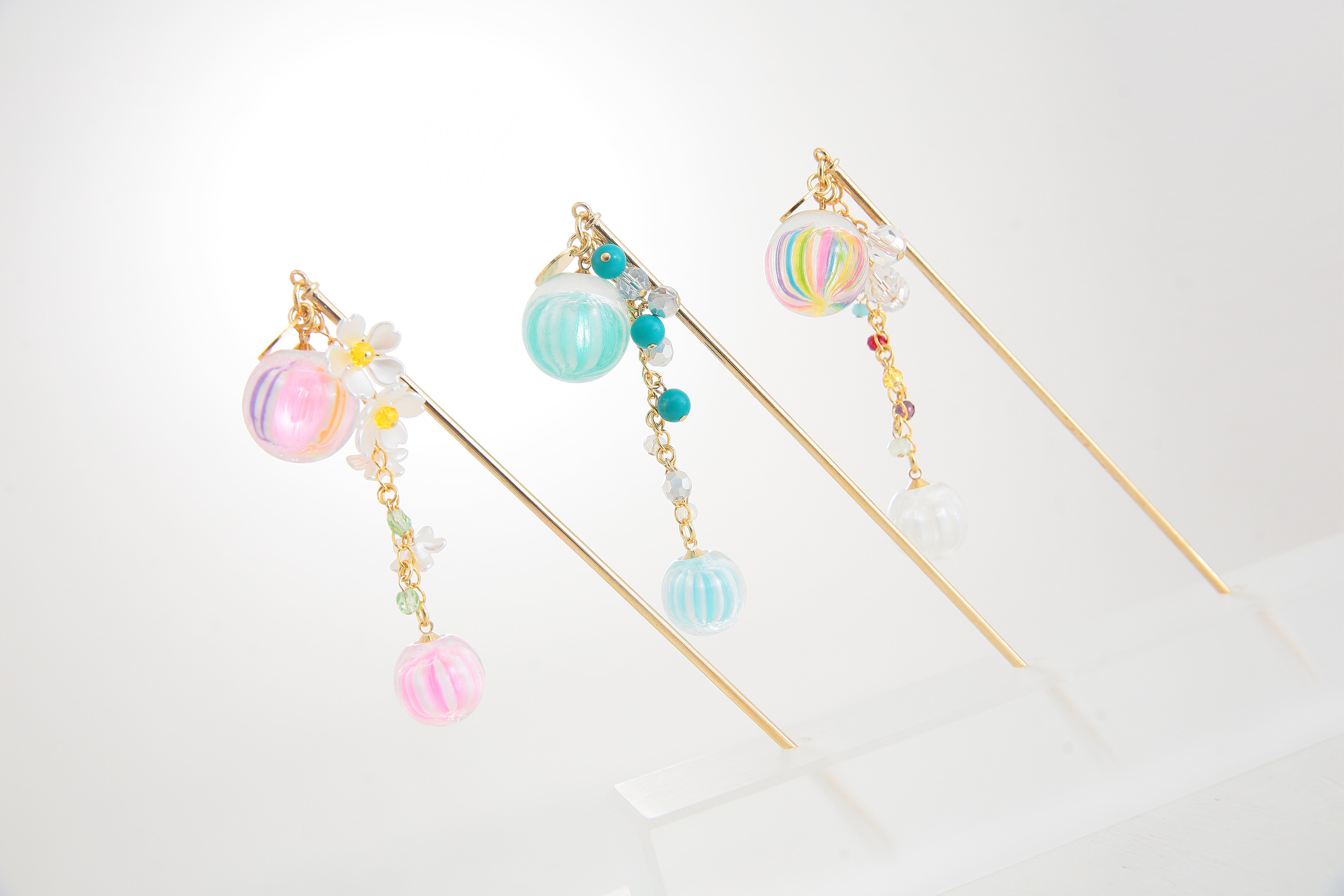 【新商品】5月23日(金)発売‼︎飴かんざし　ももひめ　青のしずく　ななひめ
