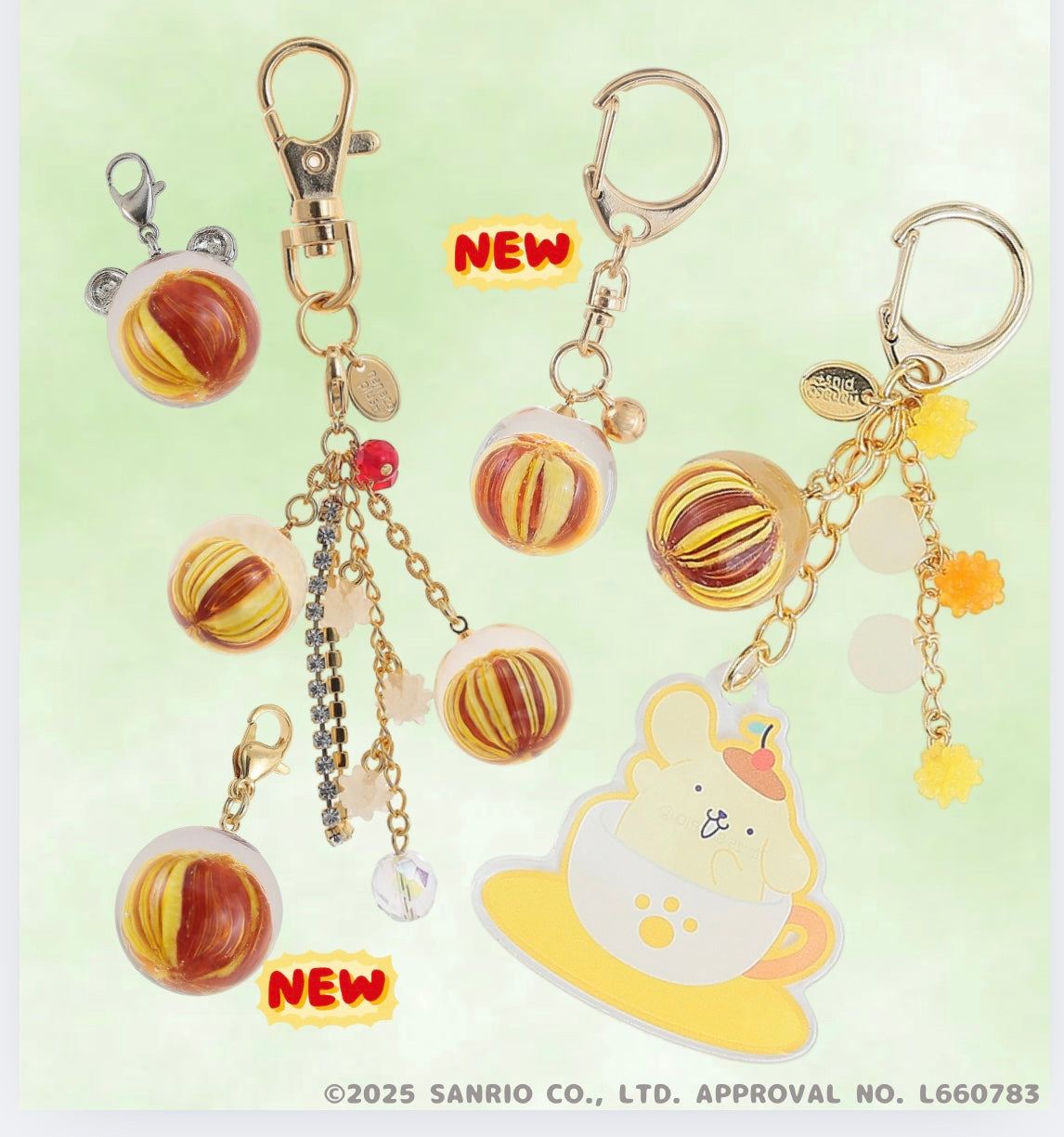 【新商品】12月26日(金)発売！！　 飴のチャームプリン　飴のキーホルダープリン