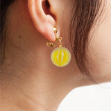 Candy earrings small lemon