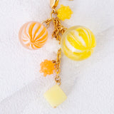 Candy bag charm keychain lemon 