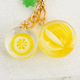 Twin fruit charm Lemon
