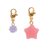 happy star charm pink