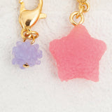 happy star charm pink