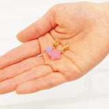 happy star charm pink