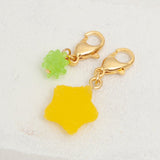 happy star charm yellow