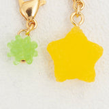 happy star charm yellow