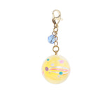 Candy long charm: White teardrop