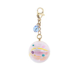 Candy long charm: White teardrop