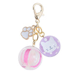 ツインチャームねこ&紫風船