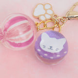 ツインチャームねこ&紫風船